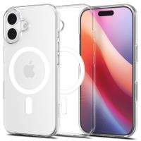 Spigen Liquid Crystal Mag MagSafe - Etui do iPhone 17 (Clear/White) Spigen Liquid Crystal Mag MagSafe - Etui do iPhone 17 (Clear/White)