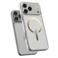 Spigen Ultra Hybrid Mag MagSafe - Etui do iPhone 17 Pro (Clear/Gold)