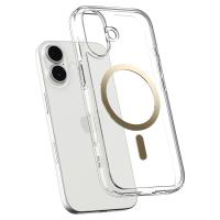 Spigen Ultra Hybrid Mag MagSafe - Etui do iPhone 17 (Clear/Gold)
