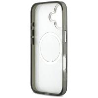 Karl Lagerfeld IML Glitter Karl & Choupette Heads Logo MagSafe - Etui iPhone 17 (czarny)
