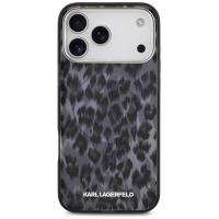 Karl Lagerfeld IML Leopard Pattern MagSafe - Etui iPhone 17 Pro Max (czarny)