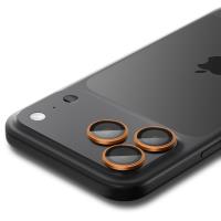 Spigen Optik Pro GLAS.TR EZ Fit Camera Protector 2-Pack - Szkło ochronne na obiektyw do iPhone 16 Pro / 16 Pro Max / 17 Pro / 17 Pro Max (2 szt) (Orange)