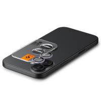 Spigen Optik Pro GLAS.TR EZ Fit Camera Protector 2-Pack - Szkło ochronne na obiektyw do iPhone 16 / 16 Plus / 17 (2 szt) (Purple)