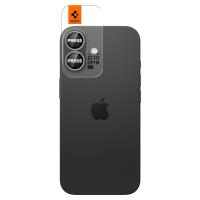 Spigen Optik Pro GLAS.TR EZ Fit Camera Protector 2-Pack - Szkło ochronne na obiektyw do iPhone 16 / 16 Plus / 17 (2 szt) (Green)