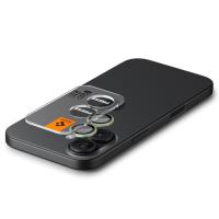 Spigen Optik Pro GLAS.TR EZ Fit Camera Protector 2-Pack - Szkło ochronne na obiektyw do iPhone 16 / 16 Plus / 17 (2 szt) (Green)