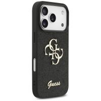 Guess Fixed Glitter Big 4G - Etui do iPhone 17 Pro (czarny)