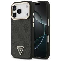 Guess 4G Triangle Logo MagSafe - Etui iPhone 17 Pro (czarny)