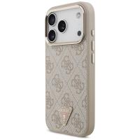 Guess 4G Triangle Logo MagSafe - Etui iPhone 17 Pro (różowy)