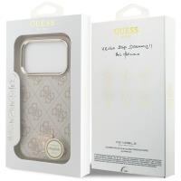 Guess 4G Triangle Logo MagSafe - Etui iPhone 17 Pro (różowy)
