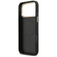 Guess 4G Strass Logo MagSafe - Etui iPhone 17 Pro Max (czarny)