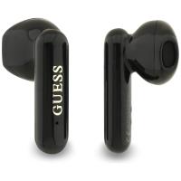 Guess 4G Metal Logo - Słuchawki Bluetooth TWS + etui ładujące (czarny)