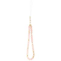 Guess IML Flowers Electro Pearl Strap MagSafe - Etui iPhone 17 Pro Max (różowy)