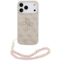 Guess 4G Strap 4G Classic Logo - Etui iPhone 17 Pro Max (różowy)