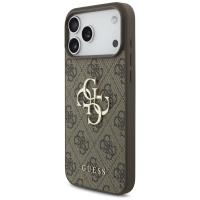 Guess 4G Strap 4G Classic Logo - Etui iPhone 17 Pro Max (brązowy)