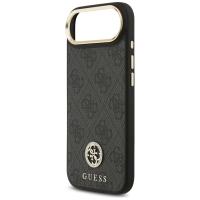 Guess 4G Strass Logo MagSafe - Etui iPhone Air (czarny)