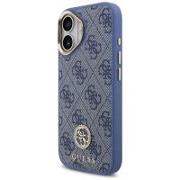 Guess 4G Strass Logo MagSafe - Etui iPhone 17 (niebieski)