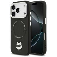 Karl Lagerfeld Choupette Pin MagSafe - Etui iPhone 17 Pro (czarny)