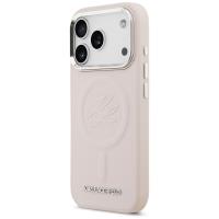 Karl Lagerfeld Initial & Metal Logo MagSafe - Etui iPhone 17 Pro Max (różowy)