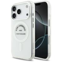 Karl Lagerfeld IML Karl RSG Logo MagSafe - Etui iPhone 17 Pro (przezroczysty)