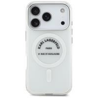 Karl Lagerfeld IML Karl RSG Logo MagSafe - Etui iPhone 17 Pro (przezroczysty)