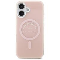Karl Lagerfeld IML Karl RSG Logo MagSafe - Etui iPhone 17 (różowy)