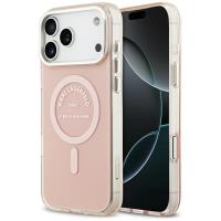 Karl Lagerfeld IML Karl RSG Logo MagSafe - Etui iPhone 17 Pro Max (różowy)