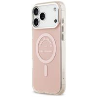 Karl Lagerfeld IML Karl RSG Logo MagSafe - Etui iPhone 17 Pro Max (różowy)