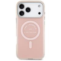 Karl Lagerfeld IML Karl RSG Logo MagSafe - Etui iPhone 17 Pro Max (różowy)