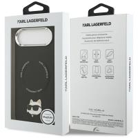 Karl Lagerfeld Choupette Pin MagSafe - Etui iPhone Air (czarny)