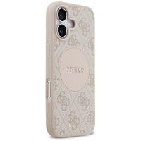 Guess 4G Circle Classic Logo MagSafe - Etui iPhone 17 (różowy)