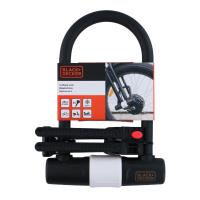 Black&Decker - Zapiecie rowerowe / blokada U-Lock 14x25 cm
