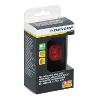 Dunlop - Lampka rowerowa tylna LED Akumulatorowa USB-C K-Mark