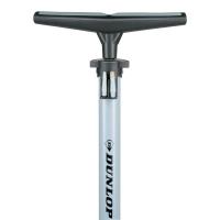 Dunlop - Pompka podłogowa do rowerów, piłek, materacy z manometrem (Niebieski)