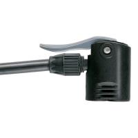 Dunlop - Pompka podłogowa do rowerów, piłek, materacy z manometrem (Niebieski)