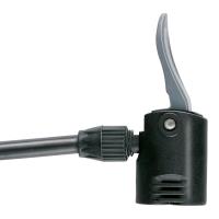 Dunlop - Pompka podłogowa do rowerów, piłek, materacy z manometrem (Niebieski)