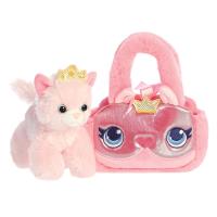 Fancy Pal – Pluszowa maskotka Kotka Księżniczka ze złotą koroną w różowej torbie 20 cm Eco-Friendly