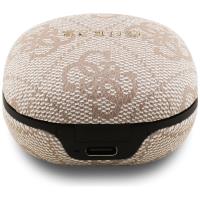 Guess 4G Classic Metal Logo - Słuchawki Bluetooth TWS ENC + etui ładujące (różowy)