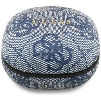 Guess 4G Classic Metal Logo - Słuchawki Bluetooth TWS ENC + etui ładujące (niebieski)