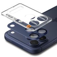 Spigen Optik Pro XL Glas.TR EZ Fit - Szkło ochronne na obiektyw iPhone 17 Pro Max (Blue)