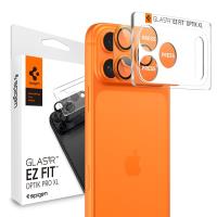 Spigen Optik Pro XL Glas.TR EZ Fit - Szkło ochronne na obiektyw iPhone 17 Pro Max (Orange)