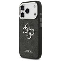 Guess 4G Big 4G Classic Logo - Etui iPhone 17 Pro (czarny / srebrny)
