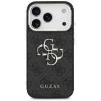 Guess 4G Big 4G Classic Logo - Etui iPhone 17 Pro (czarny / srebrny)