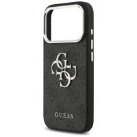 Guess 4G Big 4G Classic Logo - Etui iPhone 17 Pro (czarny / srebrny)