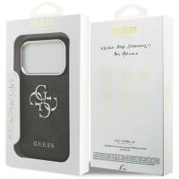 Guess 4G Big 4G Classic Logo - Etui iPhone 17 Pro (czarny / srebrny)