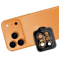 3mk Lens Protection Pro - Szkło na obiektyw aparatu iPhone 17 Pro / iPhone 17 Pro Max (Orange)