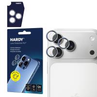 3mk HARDY Lens Protection Pro - Szkło na obiektyw aparatu iPhone 17 Pro / iPhone 17 Pro Max (Titanium Gray)