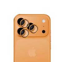 3mk HARDY Lens Protection Pro - Szkło na obiektyw aparatu iPhone 17 Pro / iPhone 17 Pro Max (Orange)