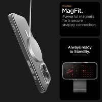 Spigen Thin Fit T Mag MagSafe - Etui do iPhone 16 Pro (Clear / White)