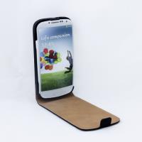 Geffy - Etui Samsung Galaxy S4 Eco Leather flip black Geffy - Etui Samsung Galaxy S4 Eco Leather flip black