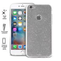 PURO Glitter Shine Cover - Etui iPhone 6s Plus / iPhone 6 Plus (Silver) PURO Glitter Shine Cover - Etui iPhone 6s Plus / iPhone 6 Plus (Silver)